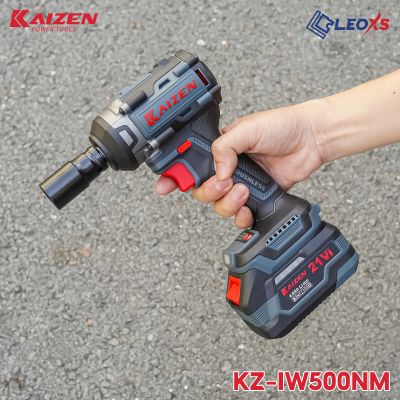 MÁY SIẾT BULONG KZ-IW500NM MOTOR KHÔNG CHỔI THAN CHÂN PIN M21 LỰC SIẾT 500NM CHO SỬA XE LẮP ĐẶT