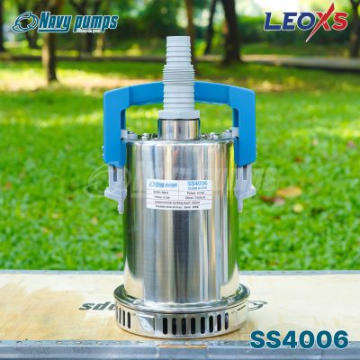 MÁY BƠM CHÌM NƯỚC SẠCH NAVY THÂN INOX CÔNG SUẤT 400W SS4006