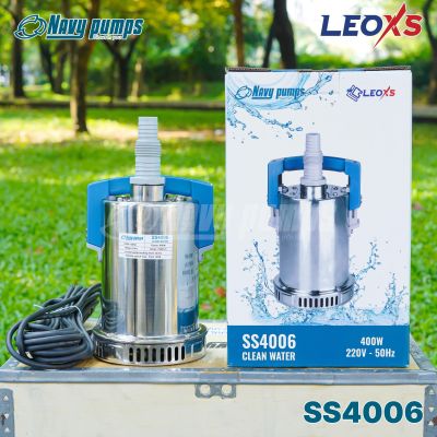 MÁY BƠM CHÌM NƯỚC SẠCH NAVY THÂN INOX CÔNG SUẤT 400W SS4006