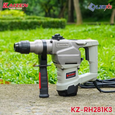MÁY KHOAN ĐỤC BÊ TÔNG KAIZEN 2 CHỨC NĂNG KHOAN 28MM ĐỤC 14MM KZ-RH281K3 CHÂN PIN M21