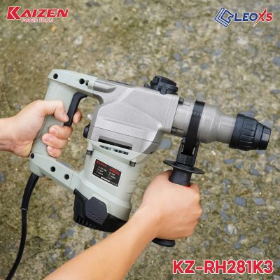 MÁY KHOAN ĐỤC BÊ TÔNG KAIZEN 2 CHỨC NĂNG KHOAN 28MM ĐỤC 14MM KZ-RH281K3 CHÂN PIN M21