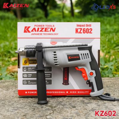 Máy Khoan Điện Đầu 13mm Kaizen Mã KZ-602 3 Chức Năng Khoan, Bắt Vít và Khoan Bê Tông