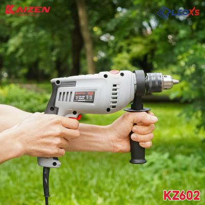Máy Khoan Điện Đầu 13mm Kaizen Mã KZ-602 3 Chức Năng Khoan, Bắt Vít và Khoan Bê Tông