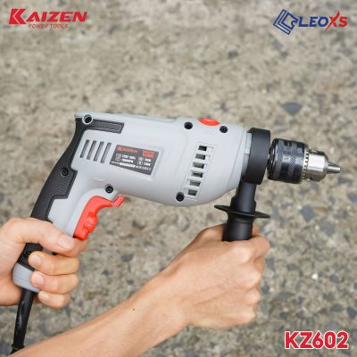 Máy Khoan Điện Đầu 13mm Kaizen Mã KZ-602 3 Chức Năng Khoan, Bắt Vít và Khoan Bê Tông