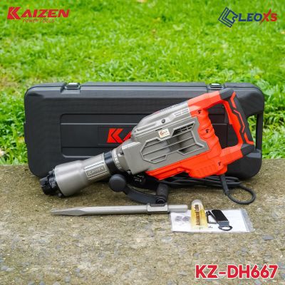 MÁY ĐỤC 30MM KAIZEN CÔNG SUẤT 1700W LỰC ĐẬP 55J CHUYÊN CÔNG TRÌNH KZ-DH667