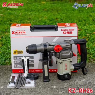 MÁY KHOAN ĐỤC BÊ TÔNG KAIZEN 2 CHỨC NĂNG KHOAN 26MM ĐỤC 14MM KZ-RH26 CHÂN PIN M21