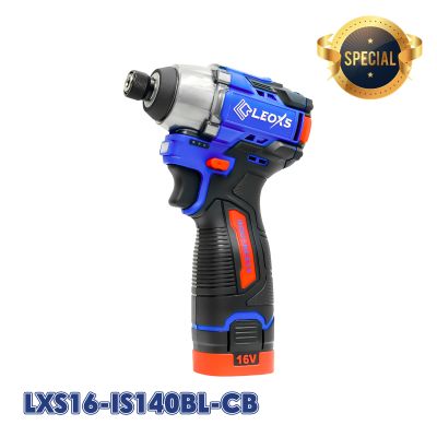 MÁY SIẾT VÍT 16V LEOxs LXS16-IS140BL KHÔNG CHỔI THAN, 3 CHẾ ĐỘ, PIN EVE CAO CẤP