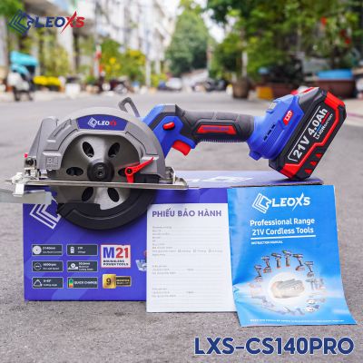 THÂN MÁY CƯA ĐĨA TRÒN LEO LXS-CS140PRO KHÔNG CHỔI THAN, CHÂN PIN PHỔ THÔNG