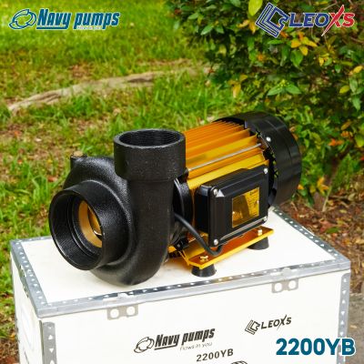 MÁY BƠM NƯỚC NAVY THÂN NHÔM LƯU LƯỢNG 2200YB (Gold)