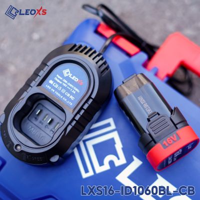 MÁY KHOAN PIN 16V LEO LXS16-ID1060BL LỰC SIẾT 60N.m | MÁY KHOAN ĐỘNG LỰC PIN  EVE 3 CHỨC NĂNG 10MM, KHÔNG CHỔI THAN