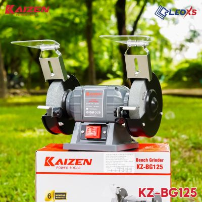 MÁY MÀI 2 ĐÁ KAIZEN KZ-BG125 Ф125 x 25 x Ф32mm