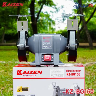 MÁY MÀI 2 ĐÁ KAIZEN KZ-BG150 CHUYÊN MÀI KIM LOẠI CỨNG