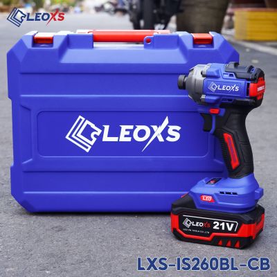 MÁY SIẾT VÍT LEO LXS-IS260BL KHÔNG CHỔI THAN, CHÂN PIN M21