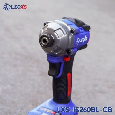 MÁY SIẾT VÍT LEO LXS-IS260BL KHÔNG CHỔI THAN, CHÂN PIN M21