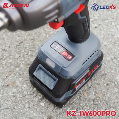 MÁY SIẾT BULONG KZ-IW600PRO MOTOR KHÔNG CHỔI THAN CHÂN PIN M21 (Mẫu nâng cấp)