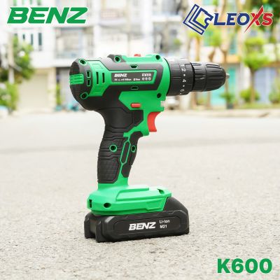 MÁY KHOAN PIN 3 CHỨC NĂNG BENZ K600 TRỌN BỘ PIN SẠC CHUYÊN KHOAN TƯỜNG, SẮT, GỖ, BẮT VÍT