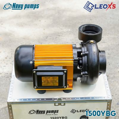 MÁY BƠM NƯỚC NAVY CHUYÊN LƯU LƯỢNG-THÂN NHÔM SƠN MẠ VÀNG 1500YBG ỐNG 90/90