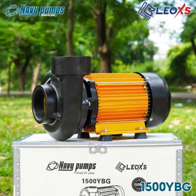MÁY BƠM NƯỚC NAVY CHUYÊN LƯU LƯỢNG-THÂN NHÔM SƠN MẠ VÀNG 1500YBG ỐNG 90/90