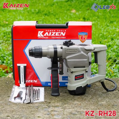 MÁY KHOAN ĐỤC BÊ TÔNG KAIZEN 2 CHỨC NĂNG KHOAN 28MM ĐỤC 14MM KZ-RH28 CHÂN PIN M21