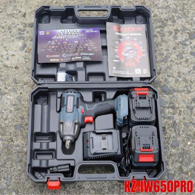 Máy vặn bu lông Kaizen lực 650Nm bộ Pin 6.0Ah dung lượng lớn chuyên cho sửa chữa lắp đặt chuyên nghiệp IW650PRO