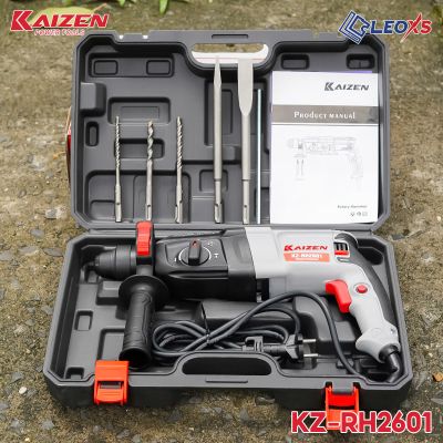 KHOAN CHUYÊN 3 CHỨC NĂNG KAIZEN CHUYÊN KHOAN ĐỤC BÊ TÔNG TƯỜNG MŨI 26MM CÔNG SUẤT 1010W MÃ RH2601