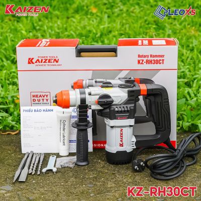 MÁY KHOAN BÚA CẦM TAY 2 CHỨC NĂNG KAIZEN KZ-RH30CT 1100W CHUYÊN KHOAN VÀ ĐỤC