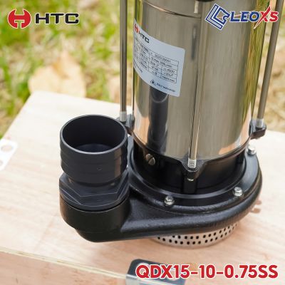 MÁY BƠM CHÌM INOX DÀNH CHO NƯỚC SẠCH CÔNG SUẤT 750W HIỆU HTC MÃ QDX1.5-10-0.75SS