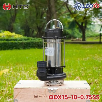 MÁY BƠM CHÌM INOX DÀNH CHO NƯỚC SẠCH CÔNG SUẤT 750W HIỆU HTC MÃ QDX1.5-10-0.75SS