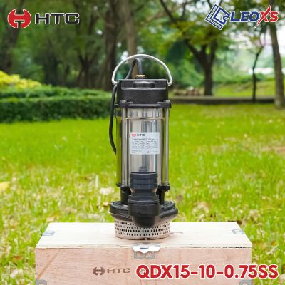 MÁY BƠM CHÌM INOX DÀNH CHO NƯỚC SẠCH CÔNG SUẤT 750W HIỆU HTC MÃ QDX1.5-10-0.75SS