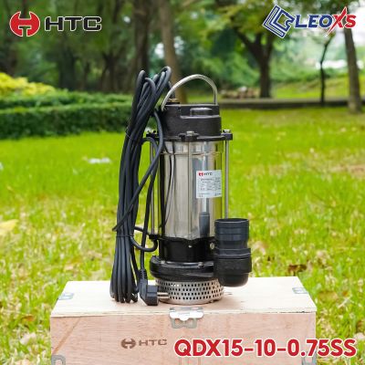 MÁY BƠM CHÌM INOX DÀNH CHO NƯỚC SẠCH CÔNG SUẤT 750W HIỆU HTC MÃ QDX1.5-10-0.75SS