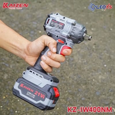 MÁY SIẾT BULONG KZ-IW400NM MOTOR KHÔNG CHỔI THAN CHÂN PIN M21 LỰC SIẾT 400NM THẾ HỆ MỚI