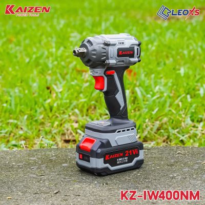 MÁY SIẾT BULONG KZ-IW400NM MOTOR KHÔNG CHỔI THAN CHÂN PIN M21 LỰC SIẾT 400NM THẾ HỆ MỚI