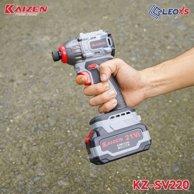 MÁY SIẾT VÍT PIN CẦM TAY KAIZEN SIÊU ĐA NĂNG SV220 CHÂN PIN PHỔ THÔNG ĐỘNG CƠ KHÔNG CHỔI THAN