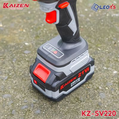 MÁY SIẾT VÍT PIN CẦM TAY KAIZEN SIÊU ĐA NĂNG SV220 CHÂN PIN PHỔ THÔNG ĐỘNG CƠ KHÔNG CHỔI THAN
