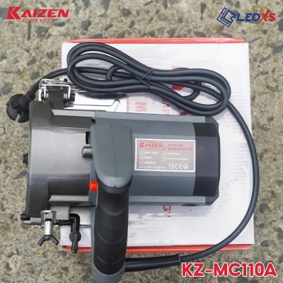 MÁY CẮT GẠCH ĐÁ CẦM TAY 110MM 1600W KAIZEN MC110A - CẮT ƯỚT GIẢM BỤI, THẨM MỸ