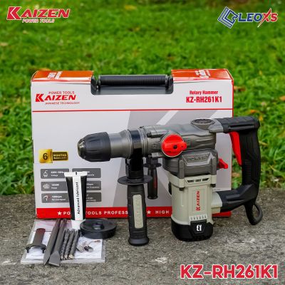 MÁY KHOAN ĐỤC BÊ TÔNG KAIZEN 2 CHỨC NĂNG KHOAN 26MM ĐỤC 14MM KZ-RH261K1 CHÂN PIN M21