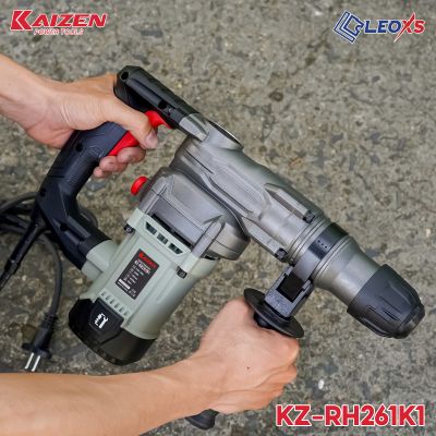 MÁY KHOAN ĐỤC BÊ TÔNG KAIZEN 2 CHỨC NĂNG KHOAN 26MM ĐỤC 14MM KZ-RH261K1 CHÂN PIN M21