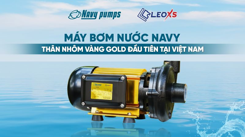 Bơm Vàng Gold Đầu Tiên Tại Việt Nam - Navy Chính Thức Ra Mắt Siêu Phẩm Bơm Thân Nhôm Màu Vàng GOLD 1100TB